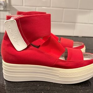 Red Women's Platform Shoes